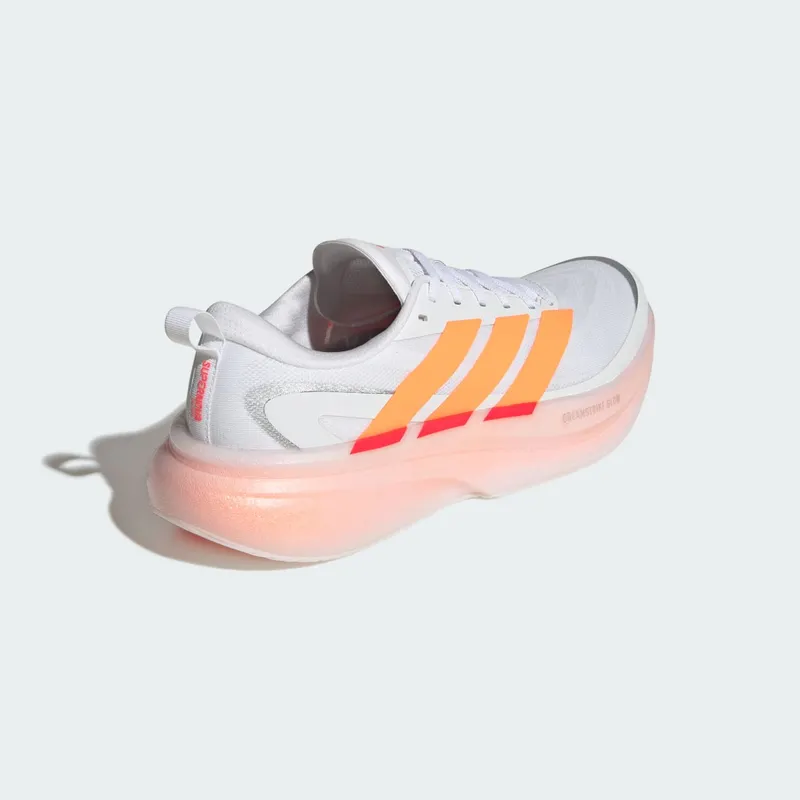 Adidas SUPERNOVA GLIDE M Running Shoes Cloud White / Lucid Orange / Lucid Red (KJ8757)