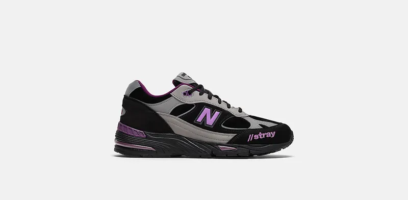 New Balance 991 Stray Rats Black (W991SRP)