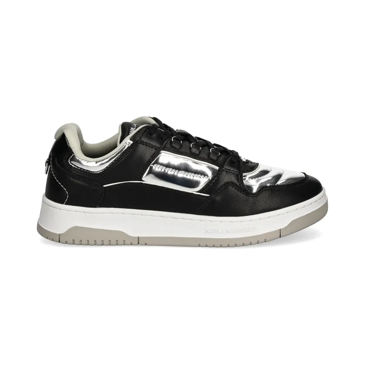 Karl Lagerfeld Krew Metallic-Sneakers “Black” (KL53023)