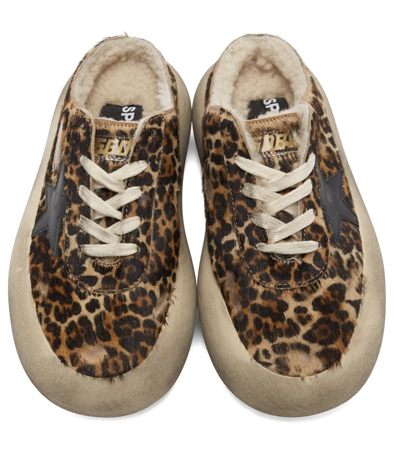 Golden Goose Brown Space-Star Sabot Sneakers (GWF00322.F003000.81472) (5)