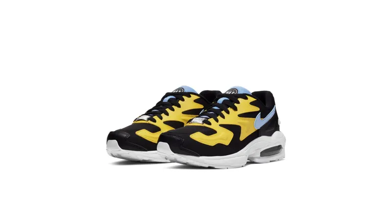 Nike  Air Max 2 Light Yellow Light Blue Black Yellow/Light Blue-Black-White (CJ7980-700)