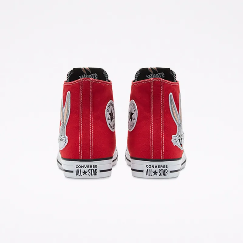 Converse Looney Tunes x Chuck Taylor All Star High ’80th Anniversary – Bugs Bunny Patch’ Red/White/Black (169224C)