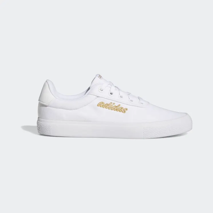adidas Vulc Raid3r Sustainable Lifestyle Skateboarding Logo Branding Cloud White / Gold Metallic / Cloud White (GY5501)