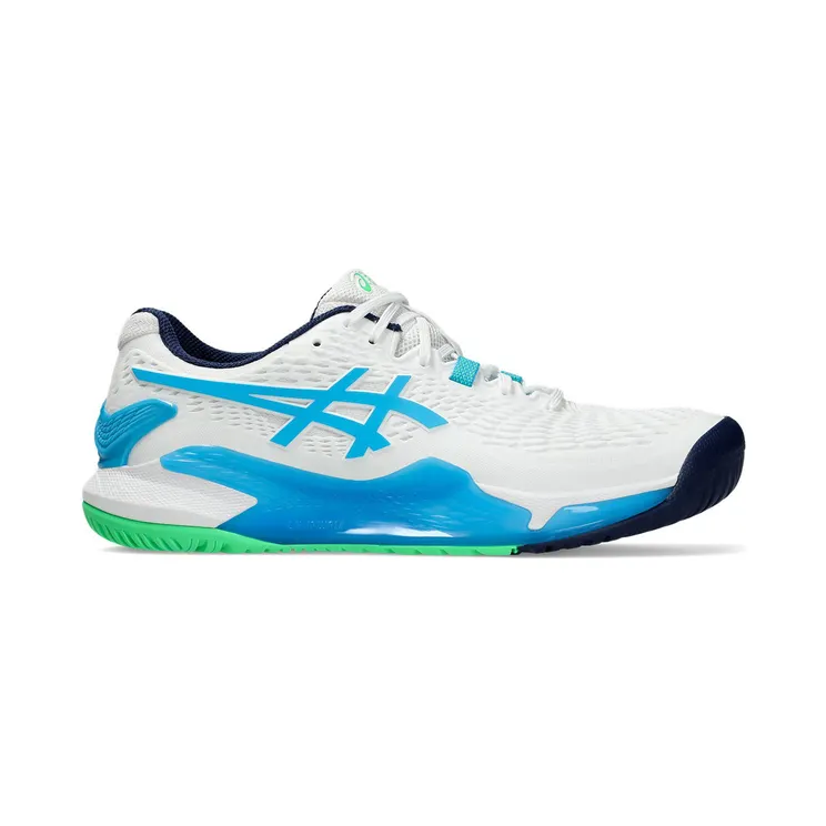 ASICS Gel-Resolution 9 White Digital Aqua (1041A330-103)