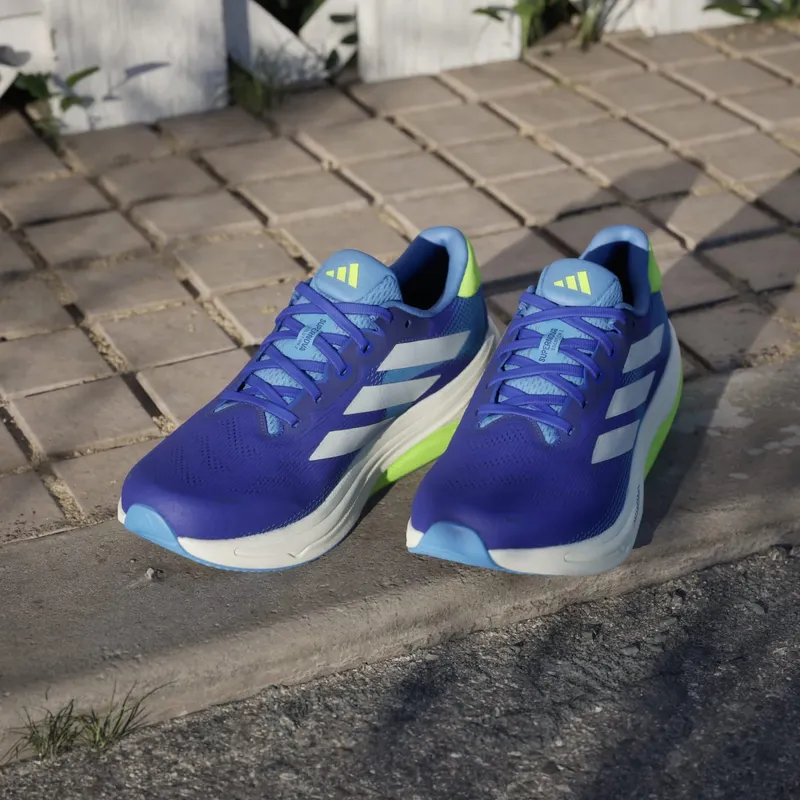 Adidas Supernova Solution 2.0 Running Shoes Lucid Blue / Zero Metalic / Lucid Lemon (JQ5078)