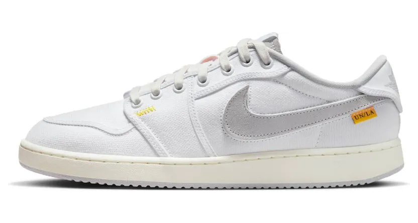 AJKO 1 Low x UNION White/Sail/University Gold/Neutral Grey (DO8912-101)