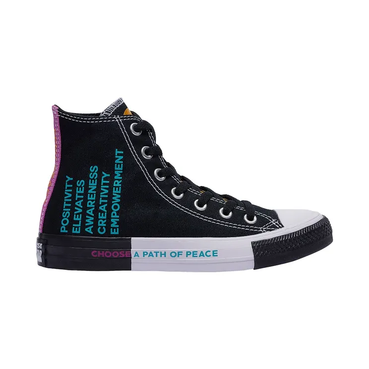 Converse Chuck Taylor All-Star Hi Seek Peace Black Magenta (GS) (266537F)