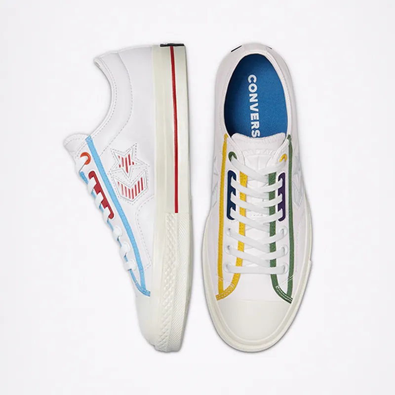 Converse Star Player Low ‘Logo Mashup – White Jet Stream’ White/Jet Stream/White (167141C)