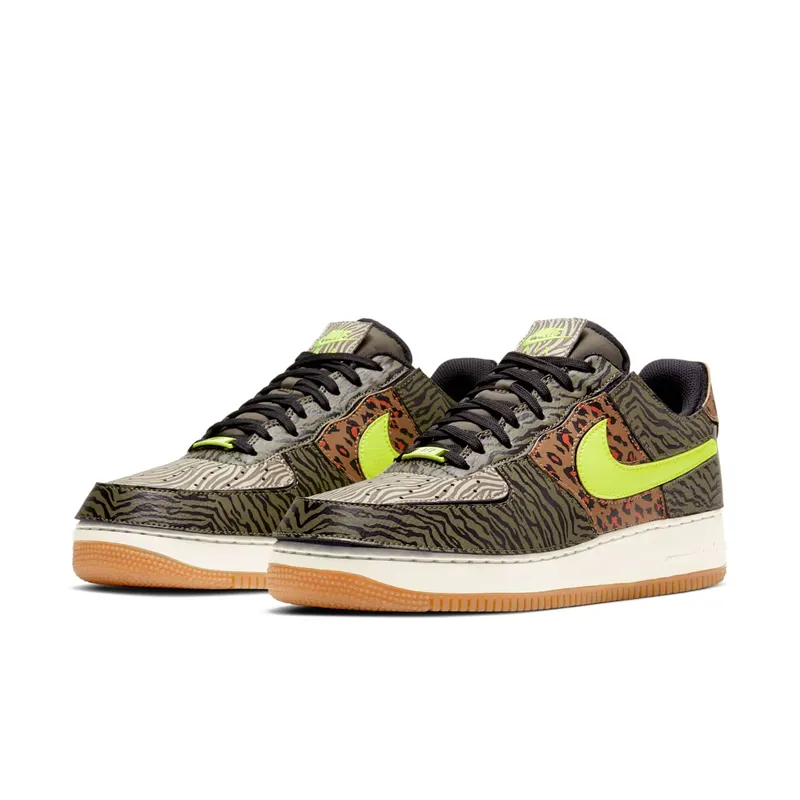 Nike Air Force 1/1 Animal (2021) – “Medium Olive / Bolt / Ratan / Black” (DM5329-200)