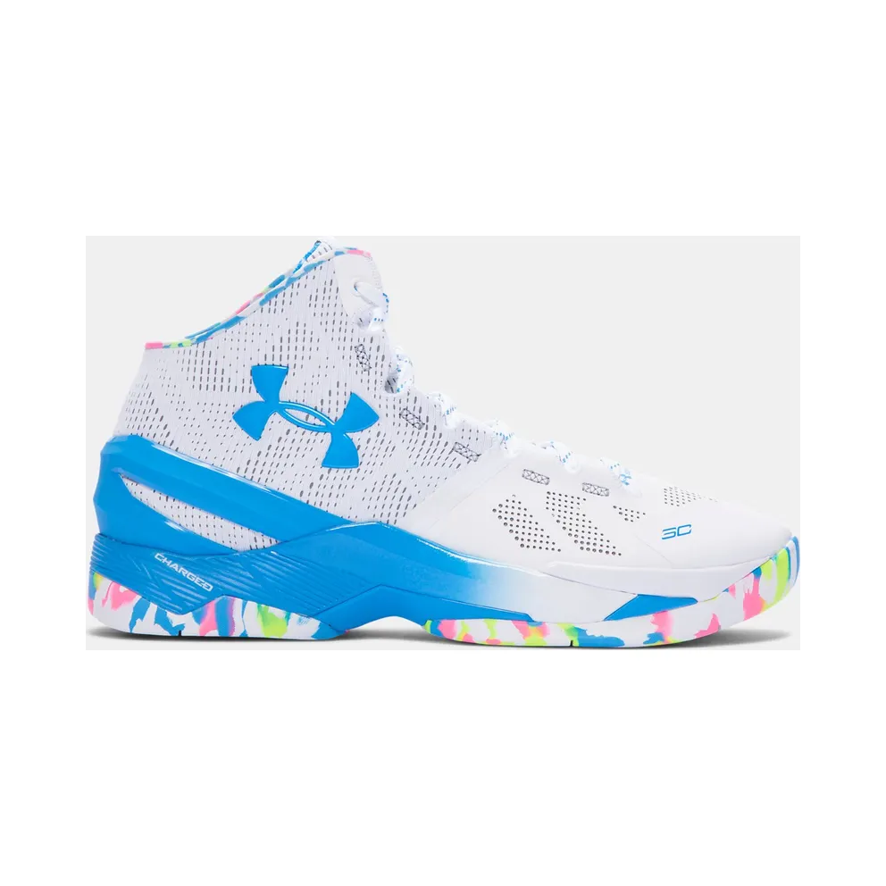 Under Armour UA Curry 2 Birthday White/Mojo Pink-Electric Blue (1259007-103)