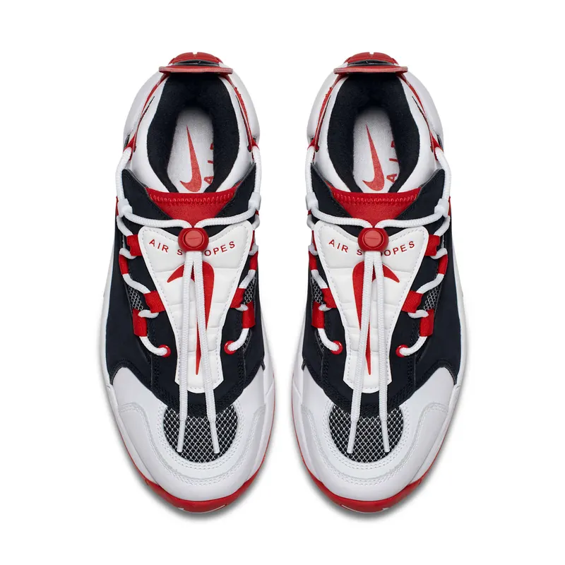 Nike Air Swoopes 2 White Black Red (W) White/University Red-Black (917592-100)