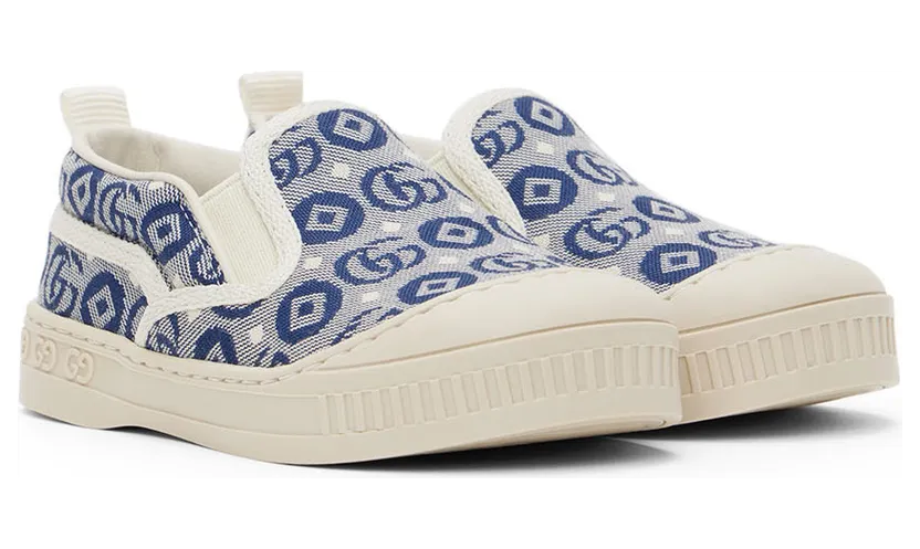 Gucci Baby Blue Tennis 1977 Sneakers (702936 U4G10) (4)