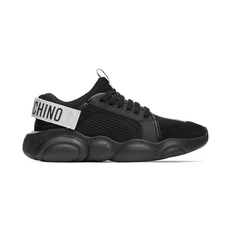 Moschino White Teddy Sneakers (MB15133G1F GJ1)