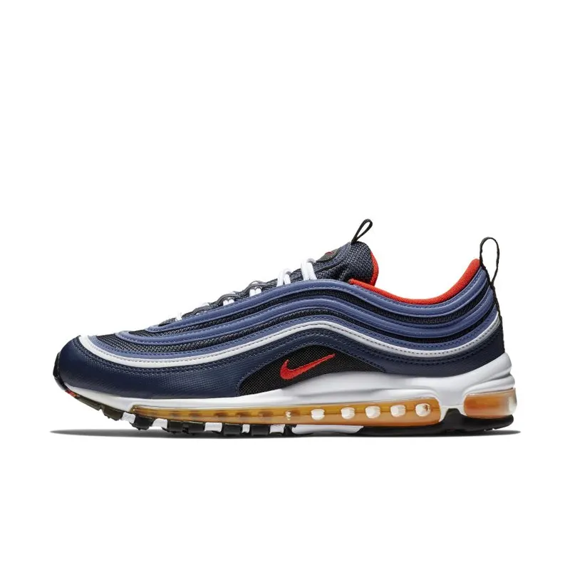 Nike Air Max 97 Midnight Navy Habanero Red Midnight Navy/Black-White-Habanero Red (921826-403)