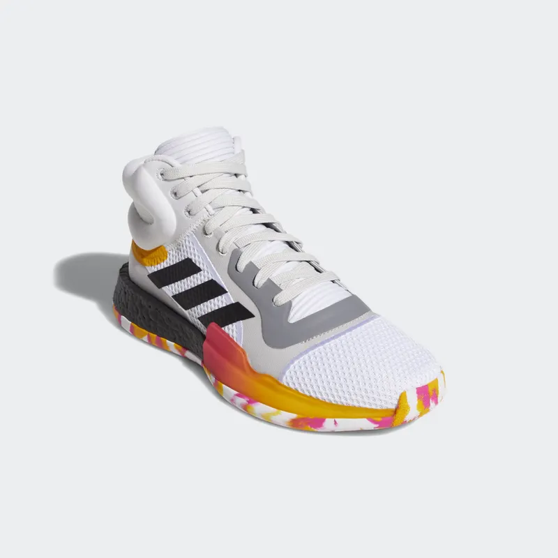 adidas Marquee Boost White Black Active Gold Cloud White/Core Black/Active Gold (G26212)