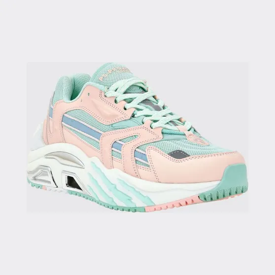 Plein Sport PS. Project Gen. X-01 Sneakers in Leather and Mesh with Bicolor Design Blue (FABSUSC0328PTE003N0307)
