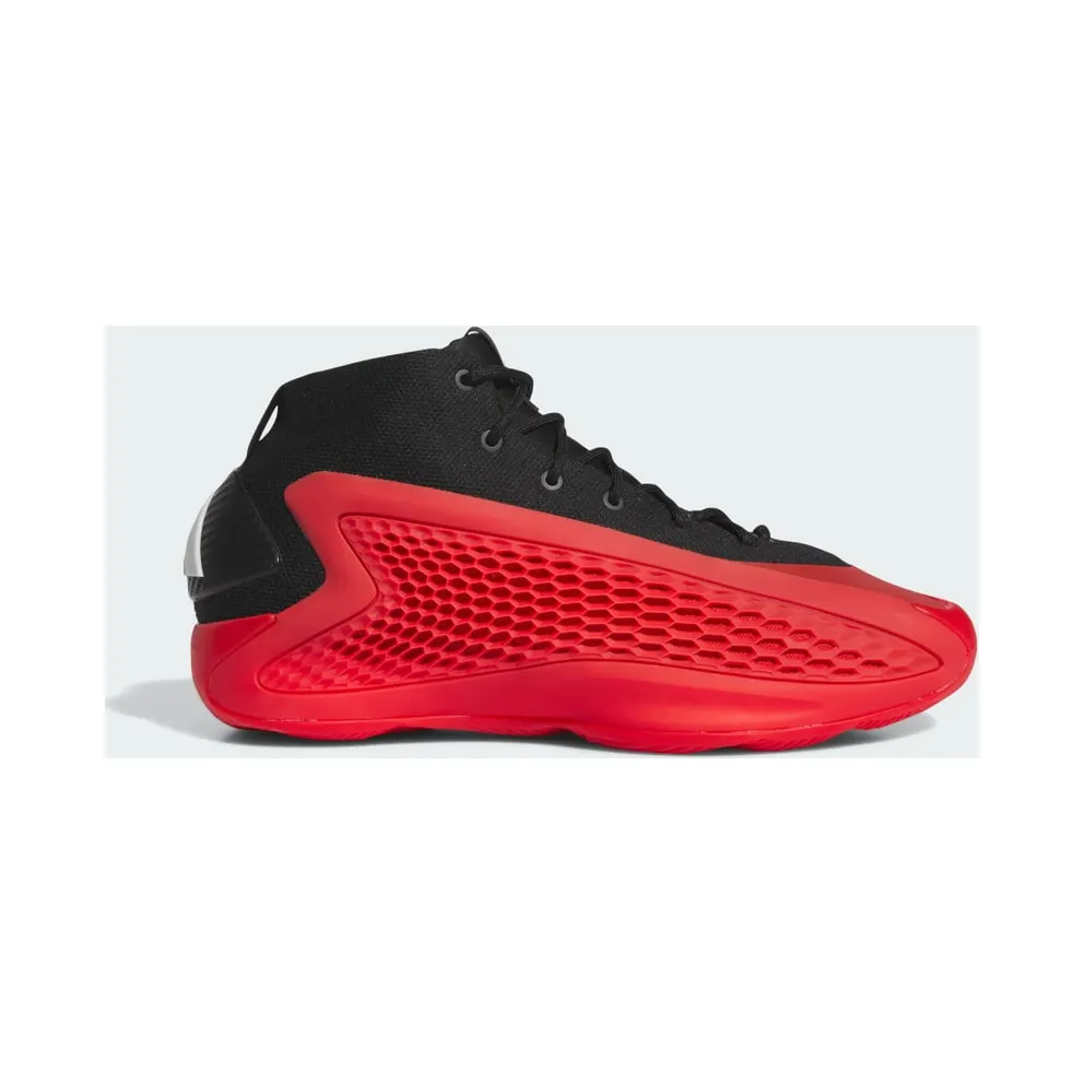 Adidas Anthony Edwards 1 Mid Basketball Core Black / Red / Cloud White (IG6669)