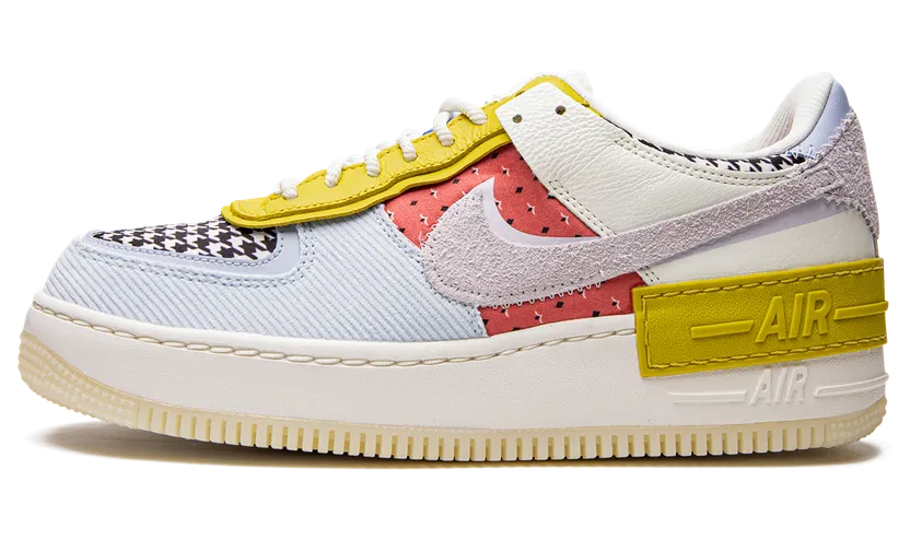 Nike Air Force 1 Low Shadow Multi Print Houndstooth (W) (DM8076-100)