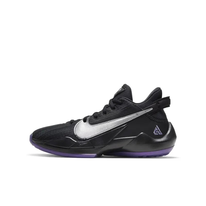 Nike Zoom Freak 2 GS ‘Dusty Amethyst’ Black/Metallic Silver/Dusty Amethyst (CN8574-005)