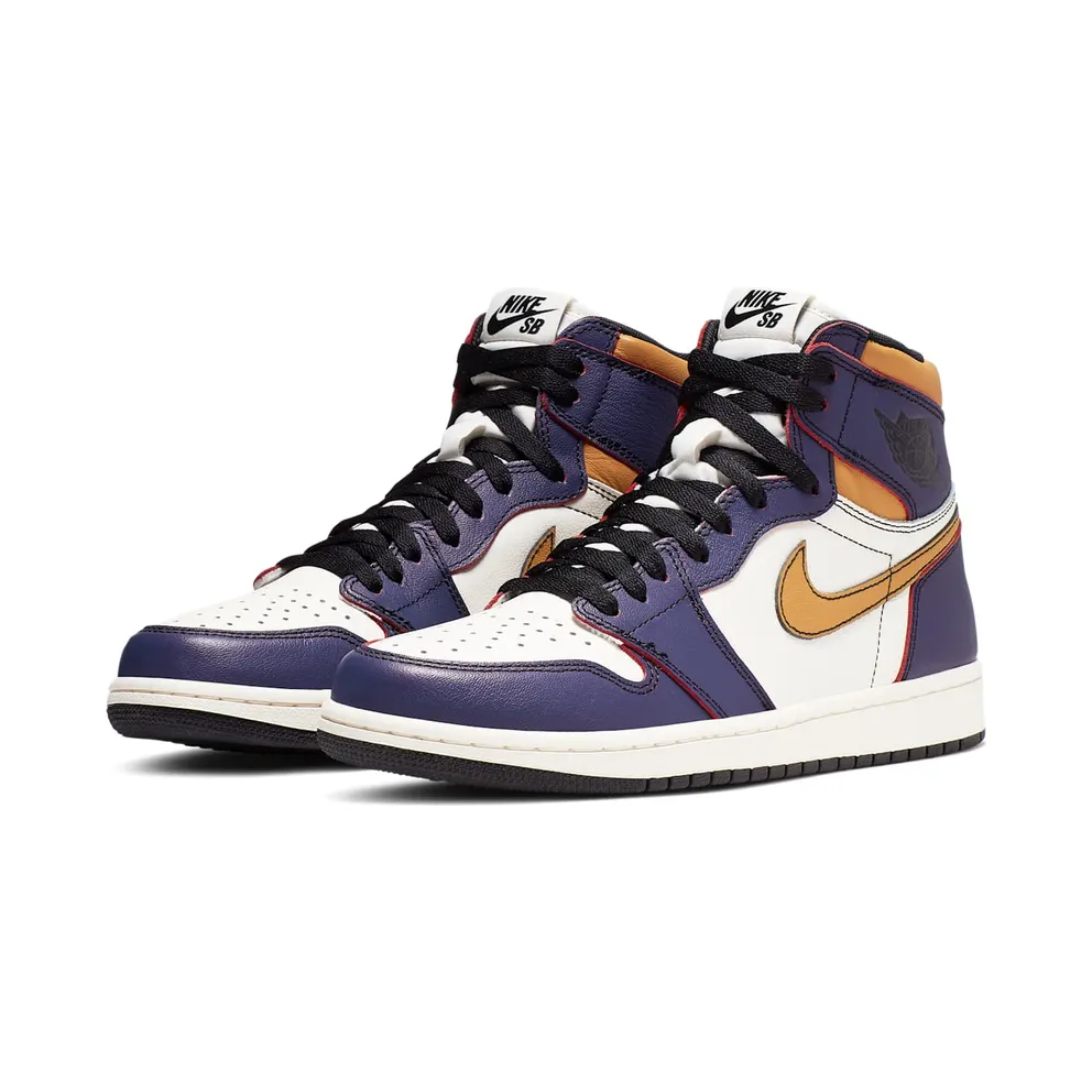 Air Jordan x Nike SB AJ I 1 Retro High OG ‘LA to Chicago’ (2019) (CD6578-507)