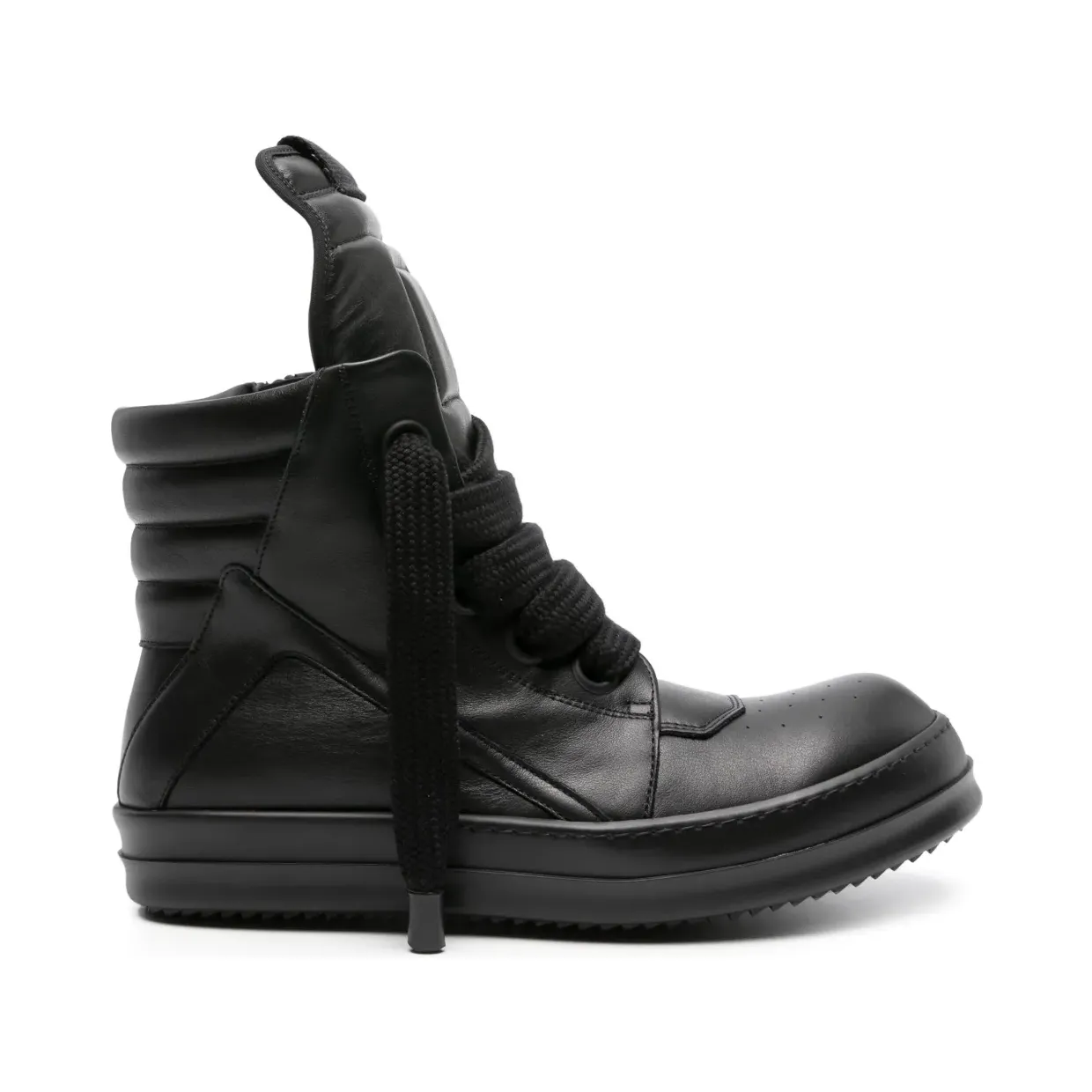 Rick Owens Geobasket High-Top-Sneakers “Black” (RU01D3898LCOW2)