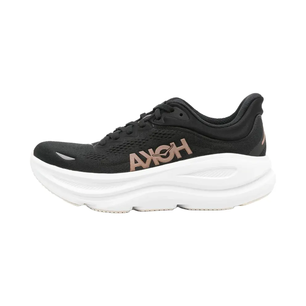Hoka BONDI 9 “BLACK / ROSE GOLD” (1162012-BRGL)