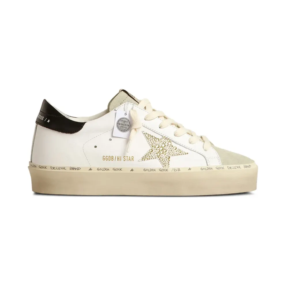 Golden Goose Hi Star leren sneakers – Weiß (GWF00118F004066)