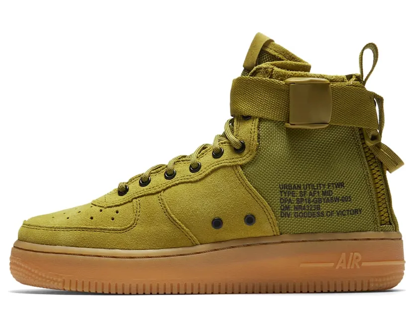 Nike SF Air Force 1 Mid Desert Moss (GS)