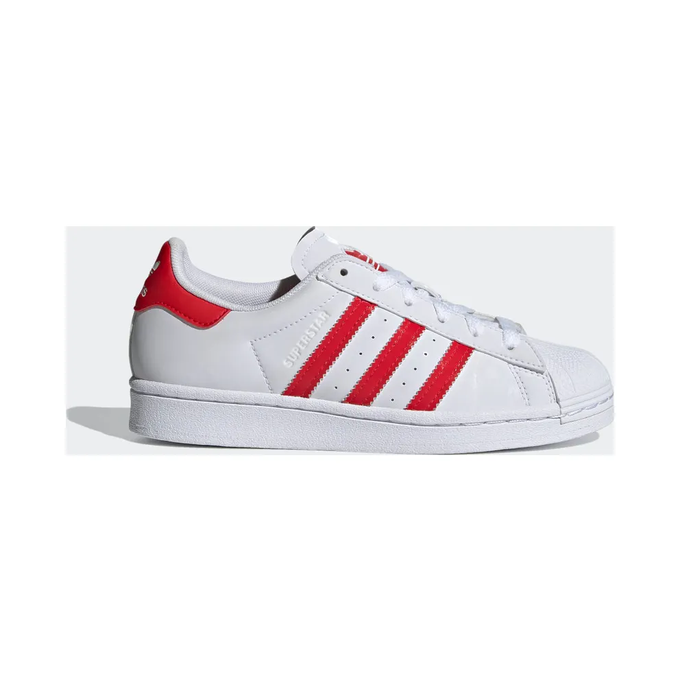 adidas Superstar Cloud White / Vivid Red / Cloud White (FY2569)