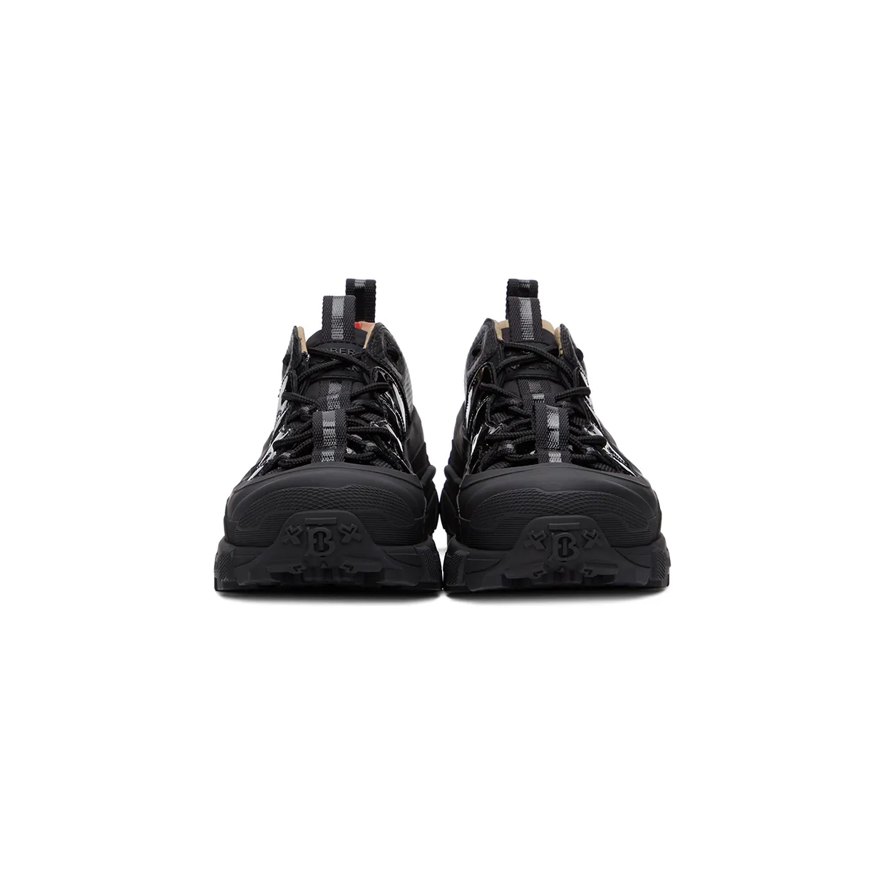 Burberry Black Patent Arthur Sneakers (8035440) (2)