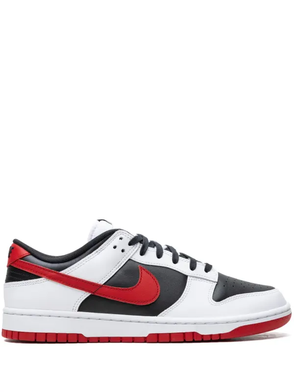 Nike Dunk Low Retro Black/University Red – White (FD9762)