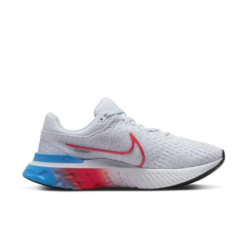 Nike React Infinity Run Flyknit 3 Road Running Grey (DV2178-001)