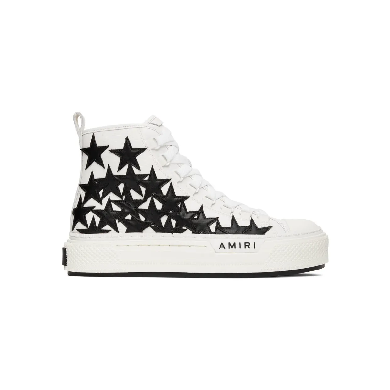 AMIRI White Stars Court High-Top Sneakers (PF22MFS011-111)