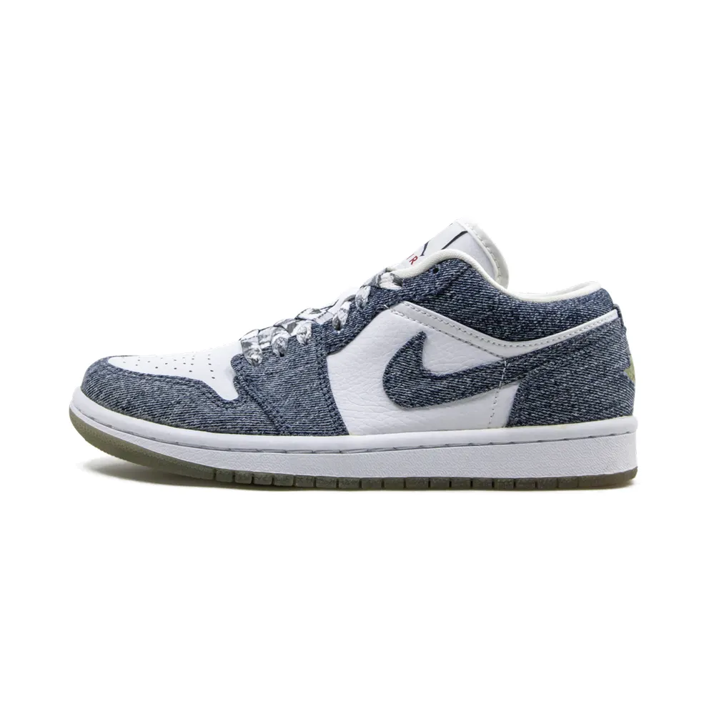 Jordan 1 Retro Low Canvas White Denim (W)