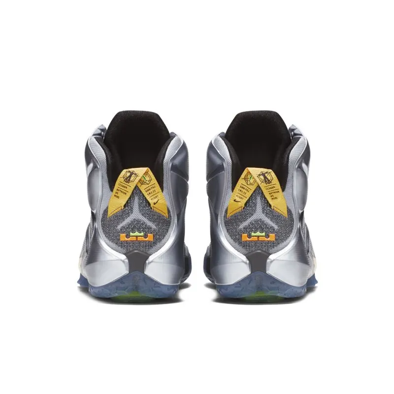 Nike LeBron 12 Flight Wolf Grey/Bright Citrus-Black (684593-080)