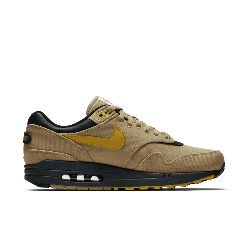 Nike Air Max 1 Air Max 93 Logo Elemental Gold Elemental Gold/Mineral Yellow-Black-White-Anthracite-Ale Brown (875844-700)