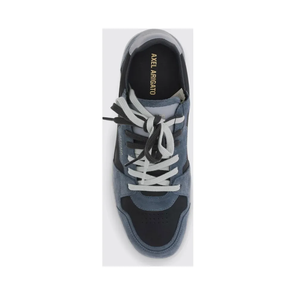 Axel Arigato Dice Lo Bicolour Nubuck and Suede Trainers Blue (F4219003)