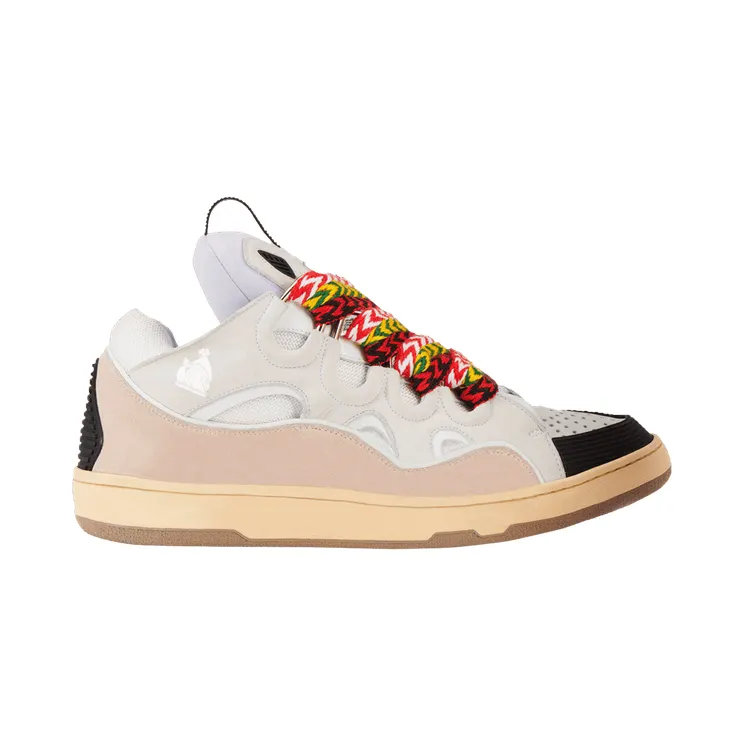 Lanvin Leather Curb White Ivory (FM-SKRK11-DRAG-A2000)