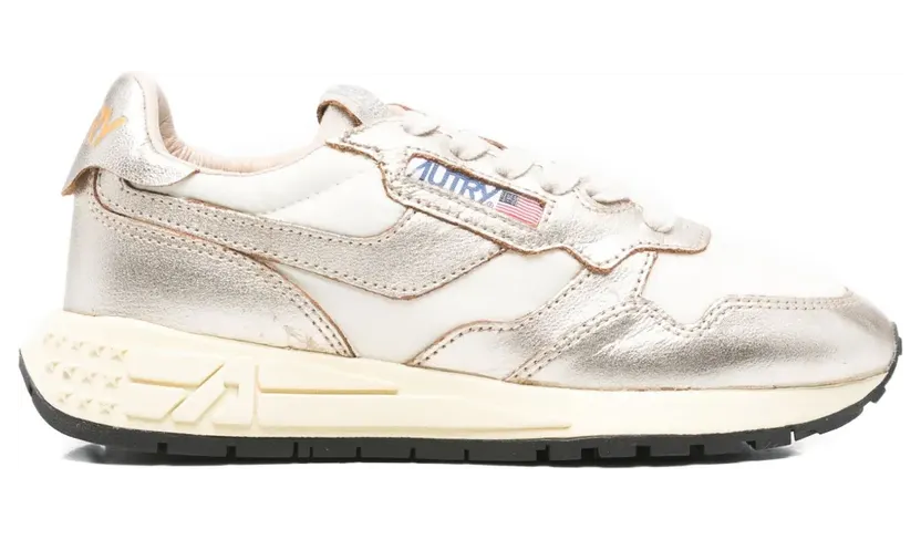 Autry Leren low-top “Gold” (WWLWAN002)