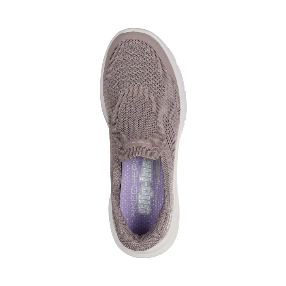 Skechers Slip-ins: GO WALK 8 – Nova Sneaker Taupe/Lavendel