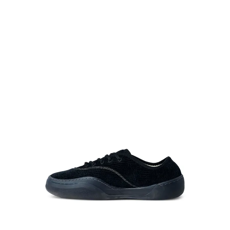 Erl Corduroy Coupe Lace-up “Black” (ERL11SH06 DKBLK)
