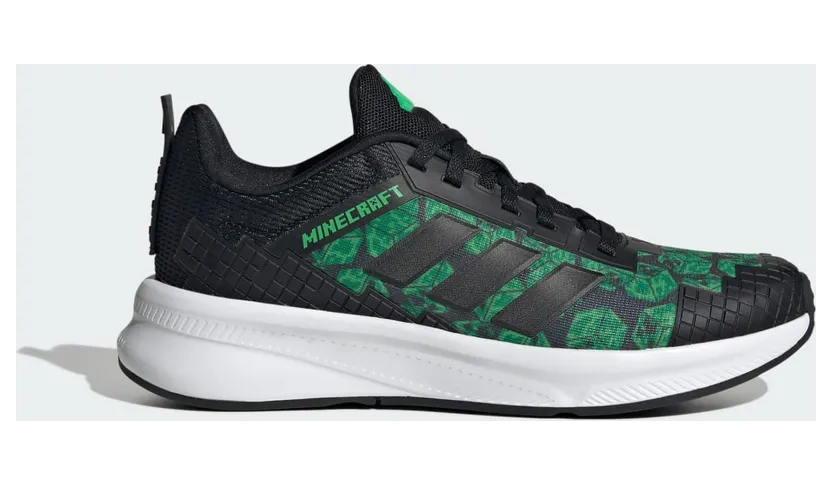 ADIDAS MINECRAFT FORTARUN 4.0 SCHOENEN JUNIOR Core Black / Core Black / Cloud White (JR1932)
