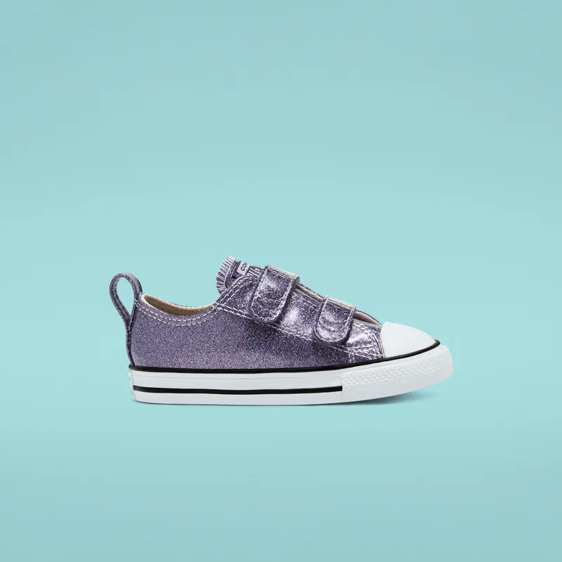 Converse Toddlers’ Coated Glitter Easy-On Chuck Taylor All Star Low Top (768469C)