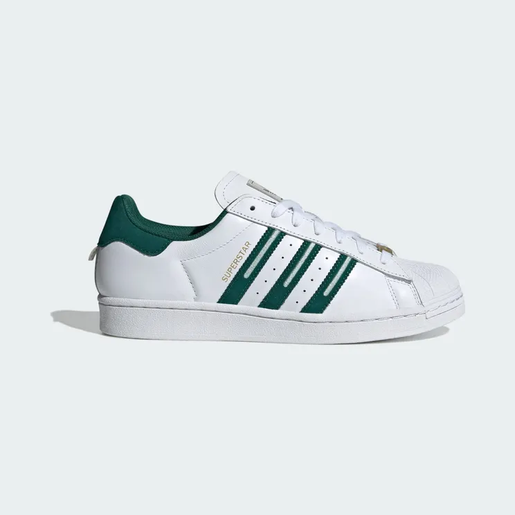 adidas Superstar Cloud White Collegiate Green Grey (ID1374)