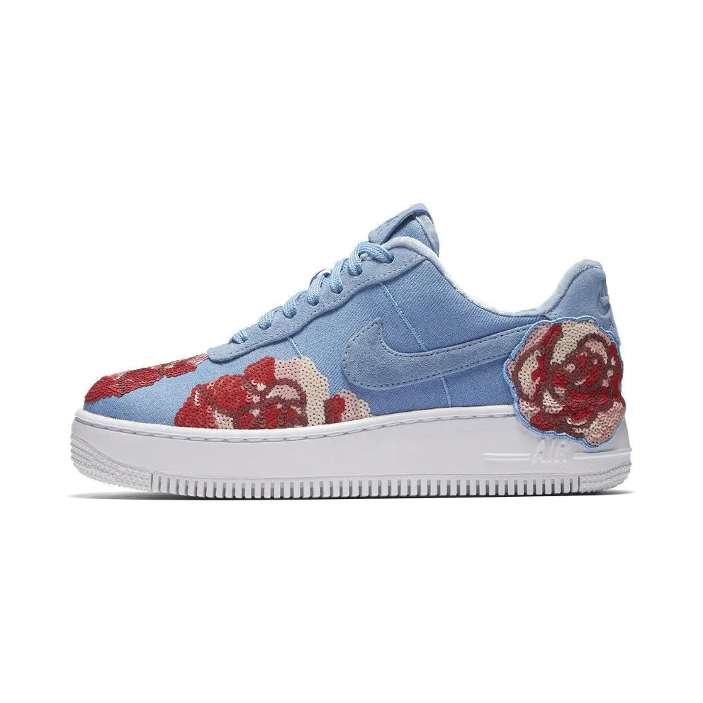 Nike Air Force 1 Upstep Low Denim Rose Sky (W) (898421-402)