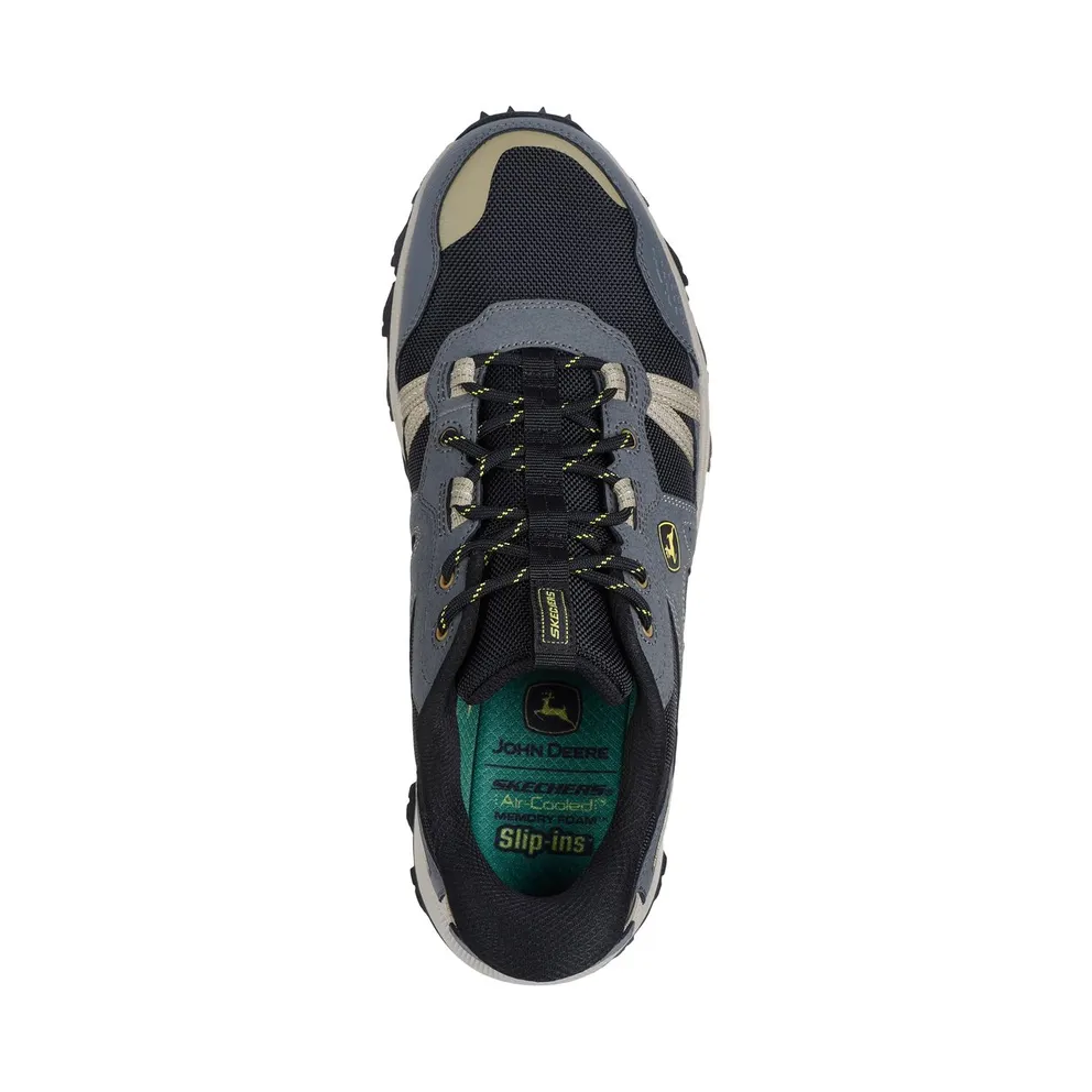 Skechers Slip-ins John Deere Relaxed Fit: Equalizer 5.0 Trail – Harvest Sneaker Houtskool/Black