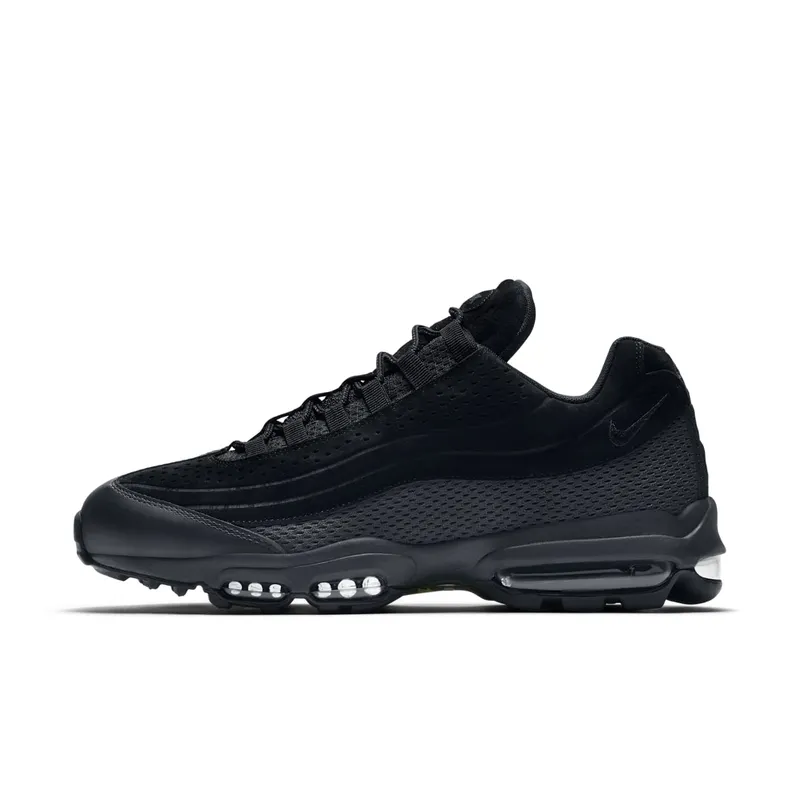 Nike Air Max 95 Ultra Premium Breathe Triple Black Black/Black-Anthracite-Volt (AO2438-002)