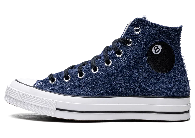 Converse Converse x Stüssy Chuck 70 8-Ball Sargasso Sea/wit/zwart (A03711C)