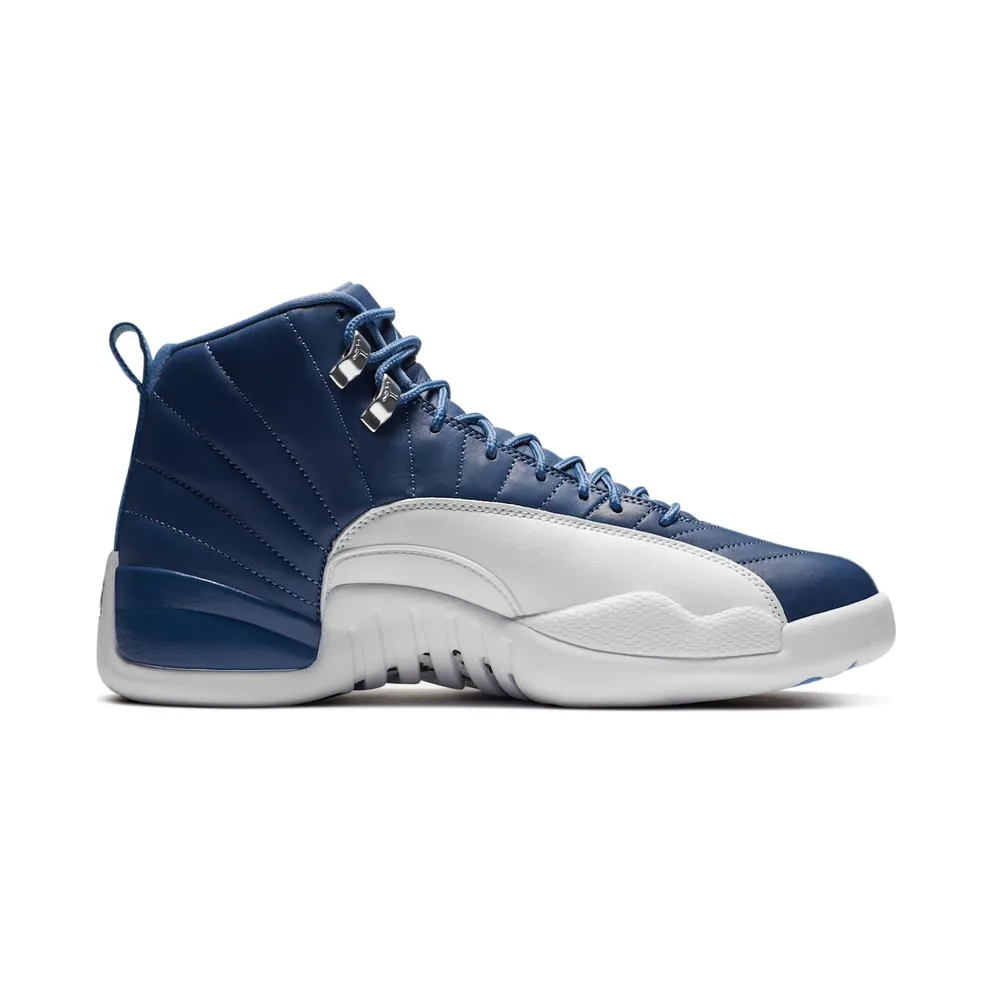 Jordan 12 Retro Indigo Stone Blue/Legend Blue-Obsidian (130690-404)