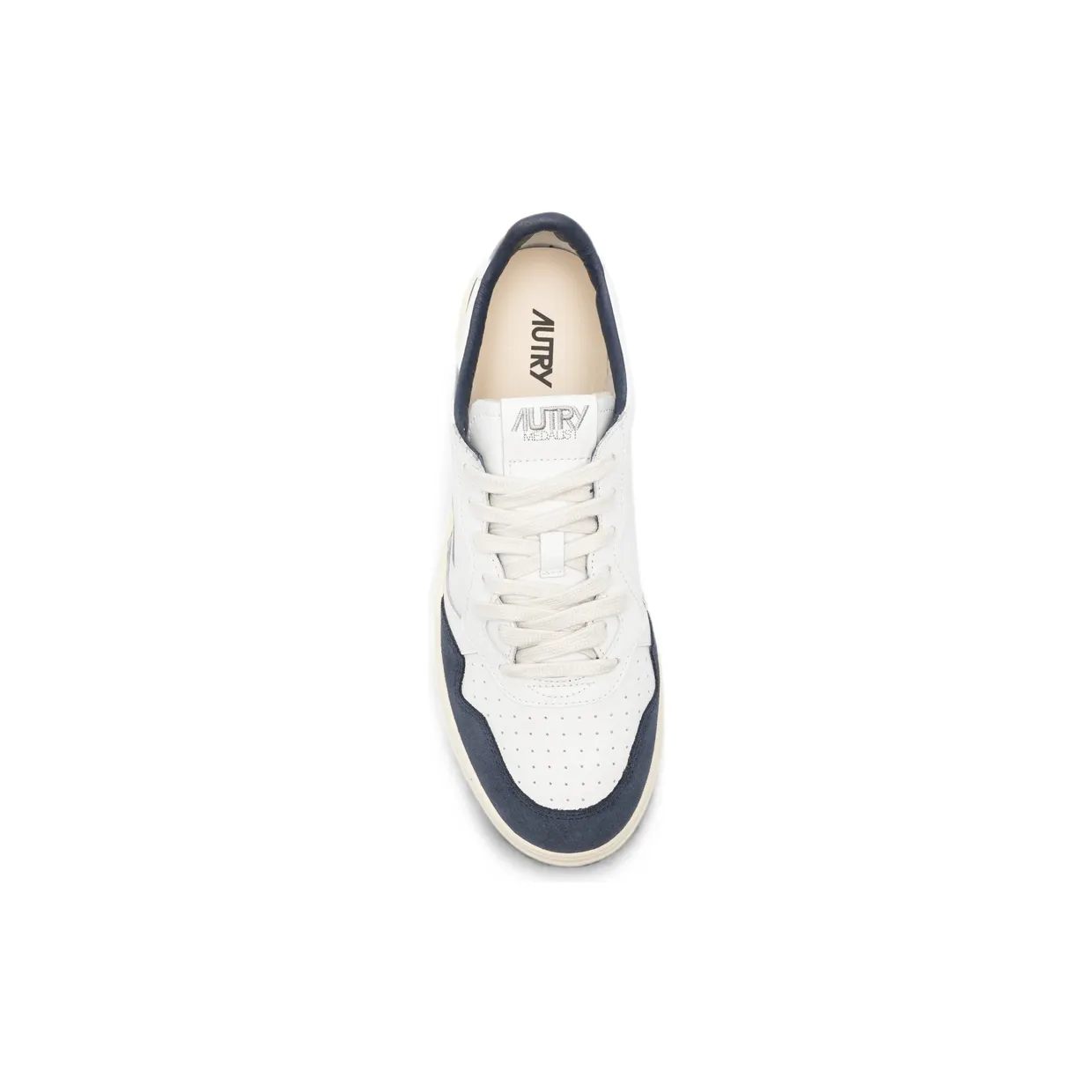 Autry Medalist Leather “White/Blue” (AULM FT22) (2)